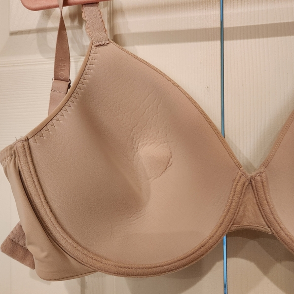 NATORI Beige Pure Luxe Custom Coverage Underwire Bra Size 34G - Picture 5 of 13